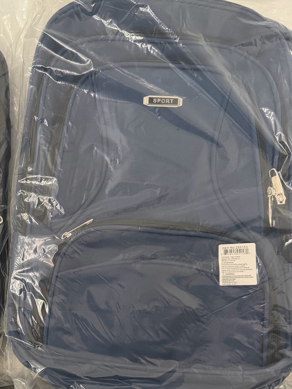 Sporto Navy Men's Backpack